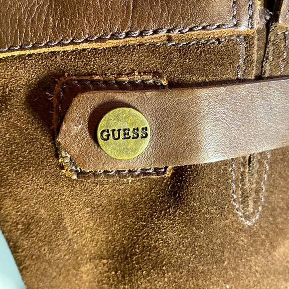 Guess brand, brown heeled boots. Size 8 1/2. - Picture 9 of 13